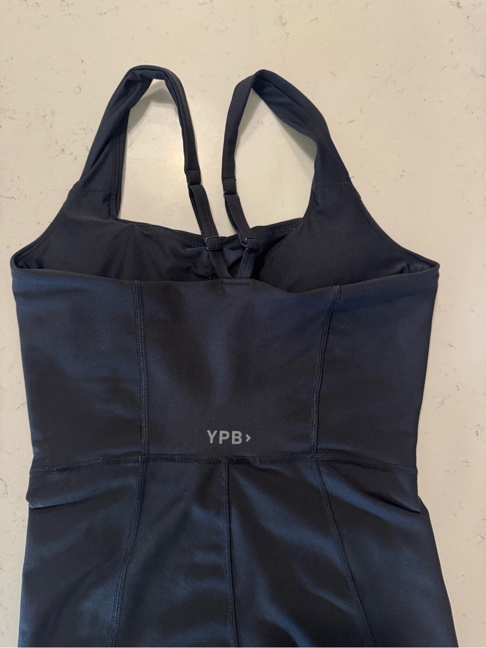 Abercrombie YPB Black Active Romper Biker Shorts Size Small - Picture 7 of 7
